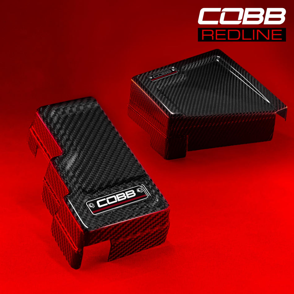 Cobb 22-23 Subaru WRX Redline Carbon Fiber Fuse Covers (Driver&Passenger)