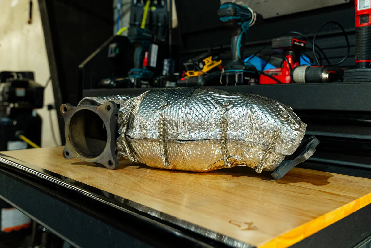 TSP x PTP Hybrid 5" Downpipe Blanket for 2017+ Honda/Acura 2.0T