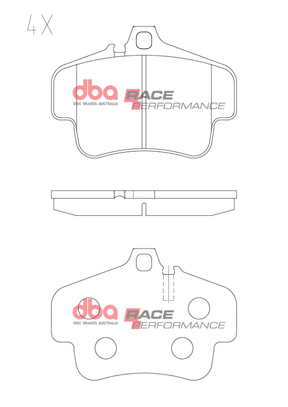 DBA 97-13 Porsche 911 996/99 RP Performance Rear Brake Pads