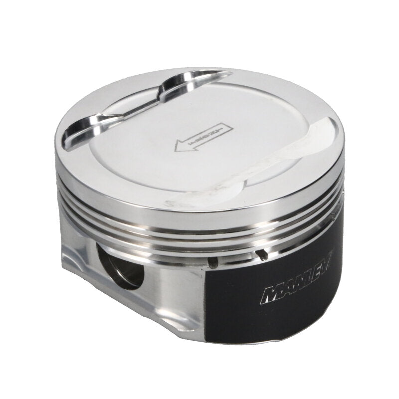 Manley Ford 3.7L Cyclone V6 3.76in Bore 9.5:1 Comp Ratio -5.0cc Dish Platinum Piston - Single