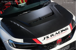 J's Racing Phantom Dry Carbon Hood - Honda Civic Type R FL5 2023+