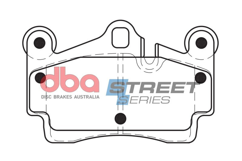 DBA 07-15 Audi Q7 Iron Disc Rear Street Series Brake Pads
