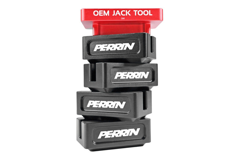 PERRIN 93-25 Subaru WRX/STI/Impreza/OBXT/LGT & 13-26 BRZ/GR86/Crosstrek Jack Pad Set (5pc) - Black
