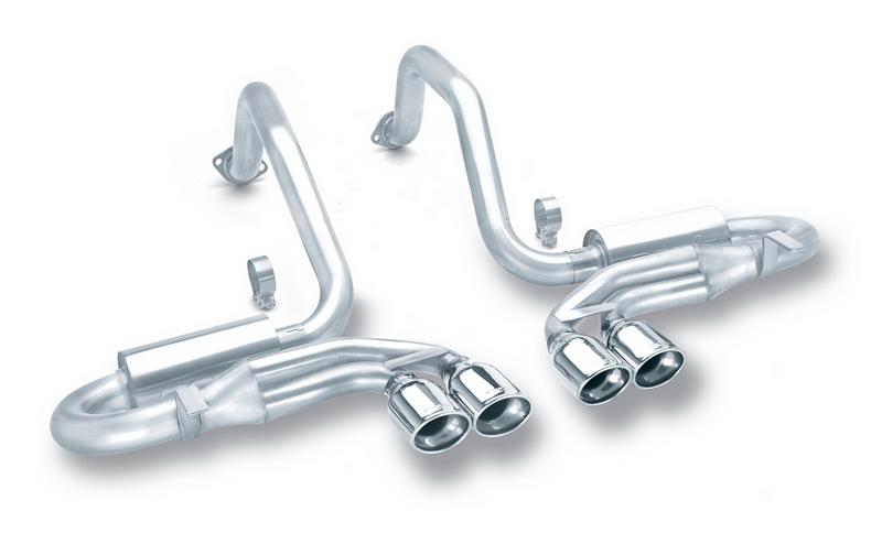 Borla 97-04 Corvette Coupe/Conv/Hatchback 5.7L 8cyl 4spd/6spd RWD Classic S-Typein Cat-Back Exhaust