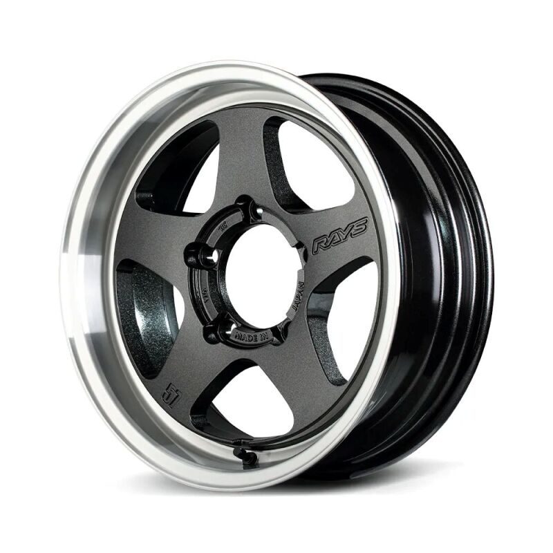 Gram Lights 57FR-X 16x6.0 +05 5-139.7 Glass Black/Rim DC Wheel