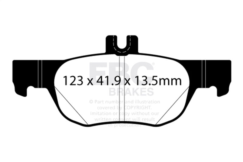 EBC 2019+ Mazda 3 (BP) 2.5L Redstuff Rear Brake Pads