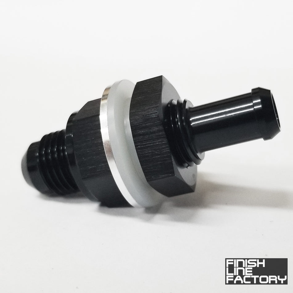 FLF AN to Barb Fuel Cell Bulkhead