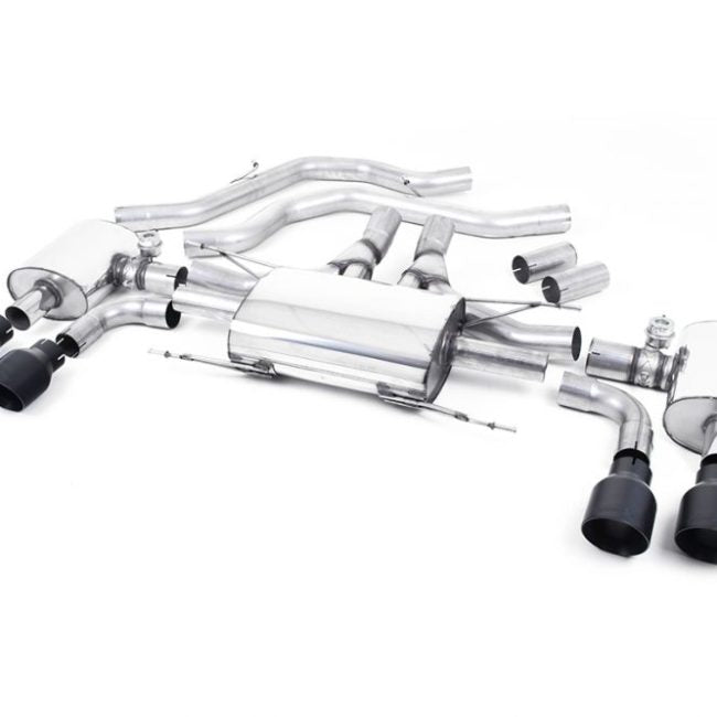 Milltek Valved Front-Pipe-Back Exhaust System w/ EC Approval for Alfa Romeo Giulia Quadrifoglio