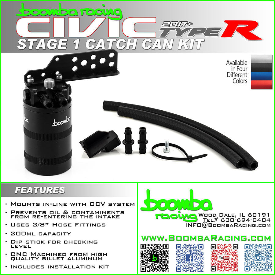 Civic Type R Stage 1 Catch Can Kit