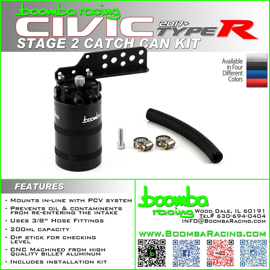 Civic Type R Stage 2 Catch Can Kit