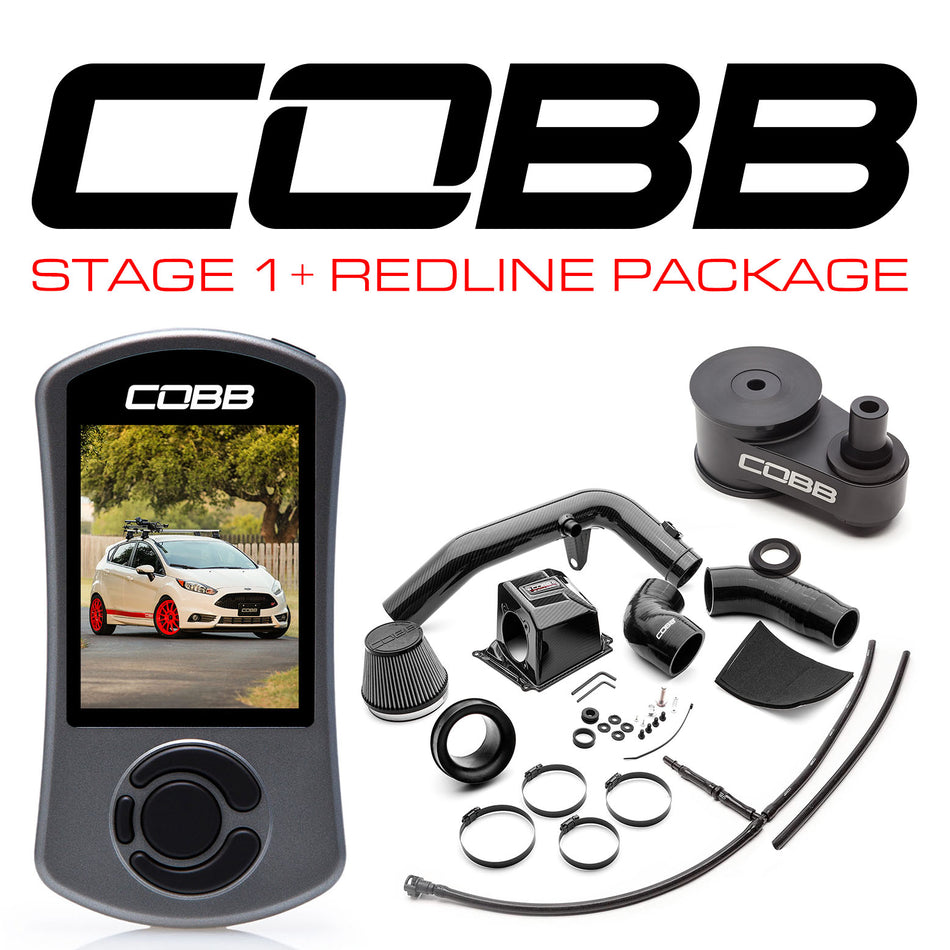 Cobb 14-19 Ford Fiesta ST Stage 1+ Redline Carbon Fiber Power Package