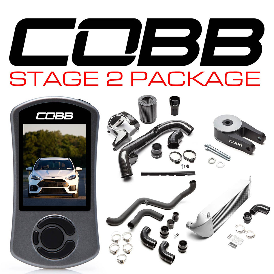Cobb 16-18 Ford Focus RS Stage 2 Power Package - Silver