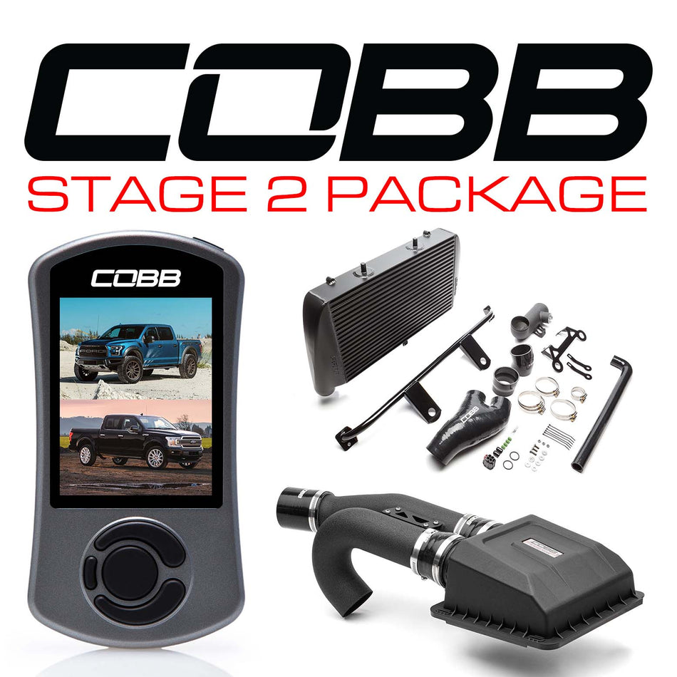 Cobb 17-18 Ford F-150 Raptor Stage 2 Power Package - Black