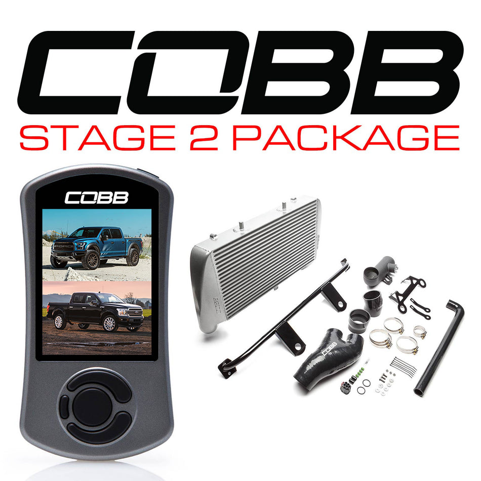 Cobb Ford F-150 Ecoboost Raptor/Ltd. w/TCM Stage 2 Power Package - Silver (NO INTAKE)