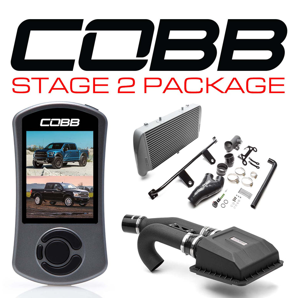 Cobb 17-18 Ford F-150 Raptor Stage 2 Power Package - Silver