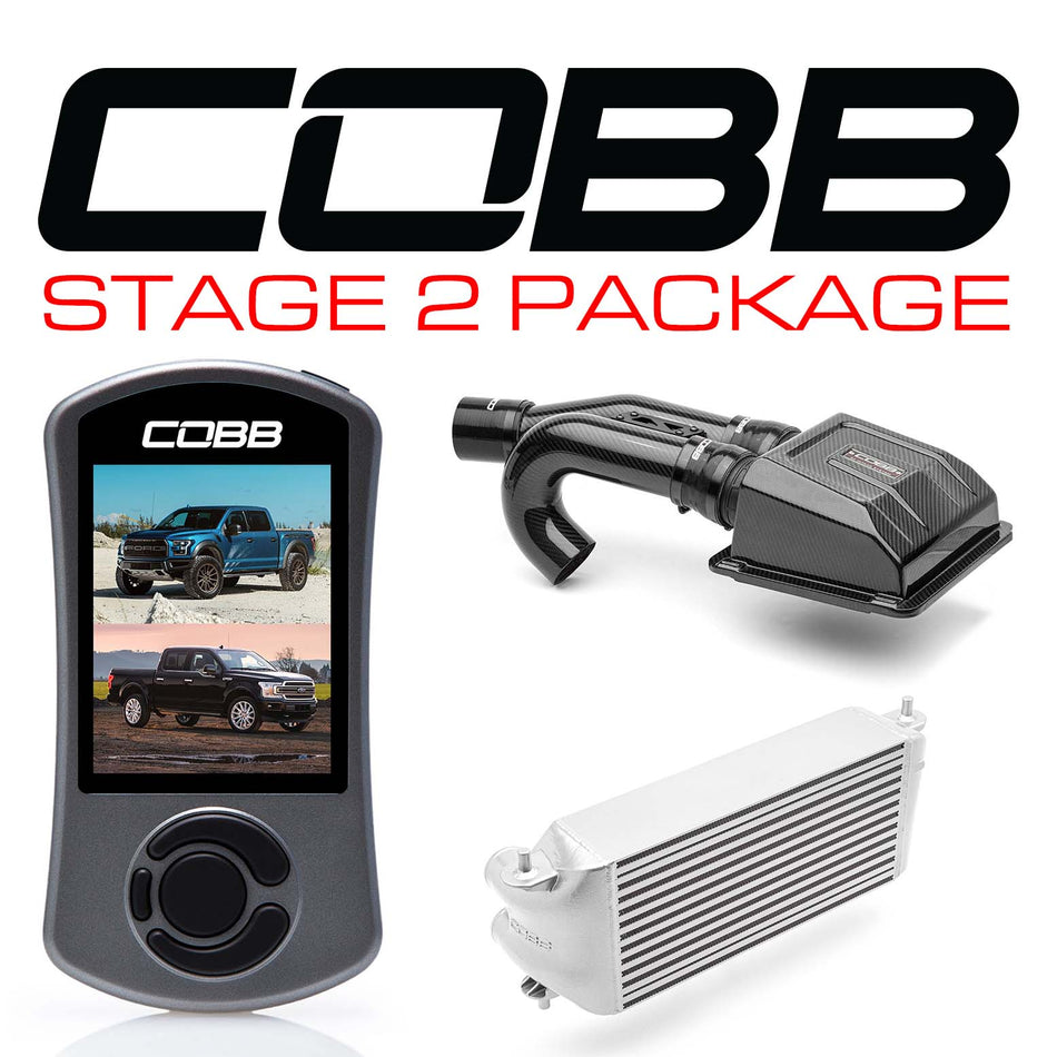 Cobb Ford F-150 Ecoboost Raptor/Ltd. w/TCM Stg 2 Redline CF Pwr Pkg - Silver (Factory Loc. I/C)