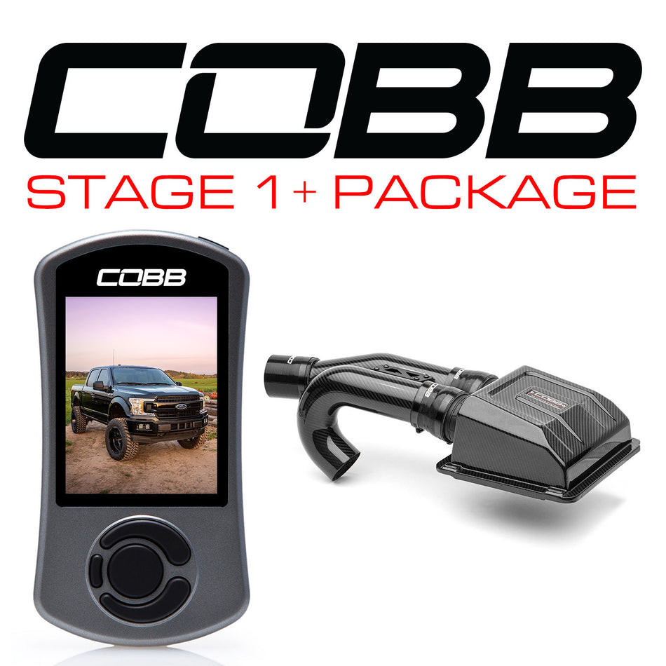 Cobb 2020 Ford F-150 EcoBoost 3.5L Stage 1+ Redline Carbon Fiber Power Package