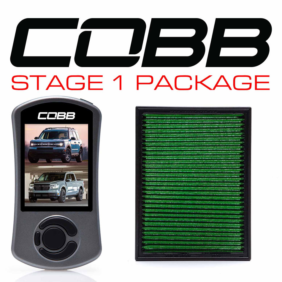 Cobb 21-22 Ford Bronco Sport Badlands / 22-23 Maverick (Incl. 2023 Tremor) EcoBoost Stg 1 Power Pkg