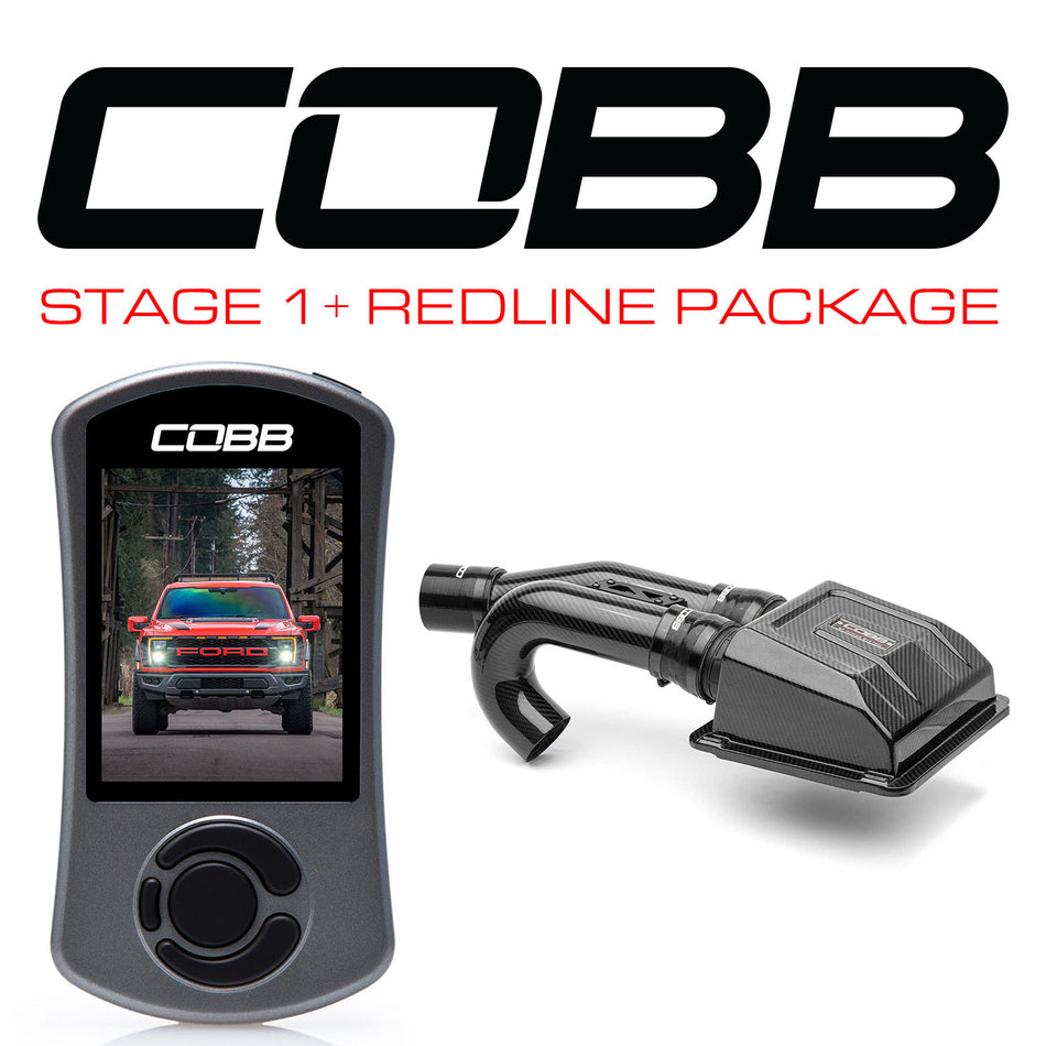 Cobb 21-22 Ford F-150 Raptor
Stage 1+ Redline Carbon Fiber Power Package