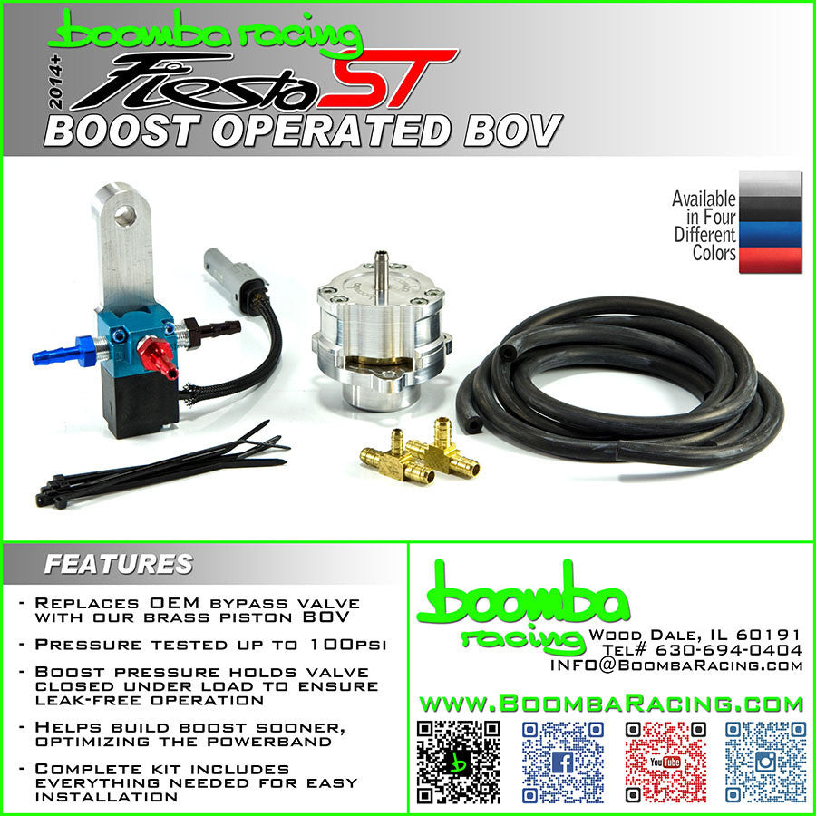 Fiesta ST Boost Operated Blow Off Valve (BOV)