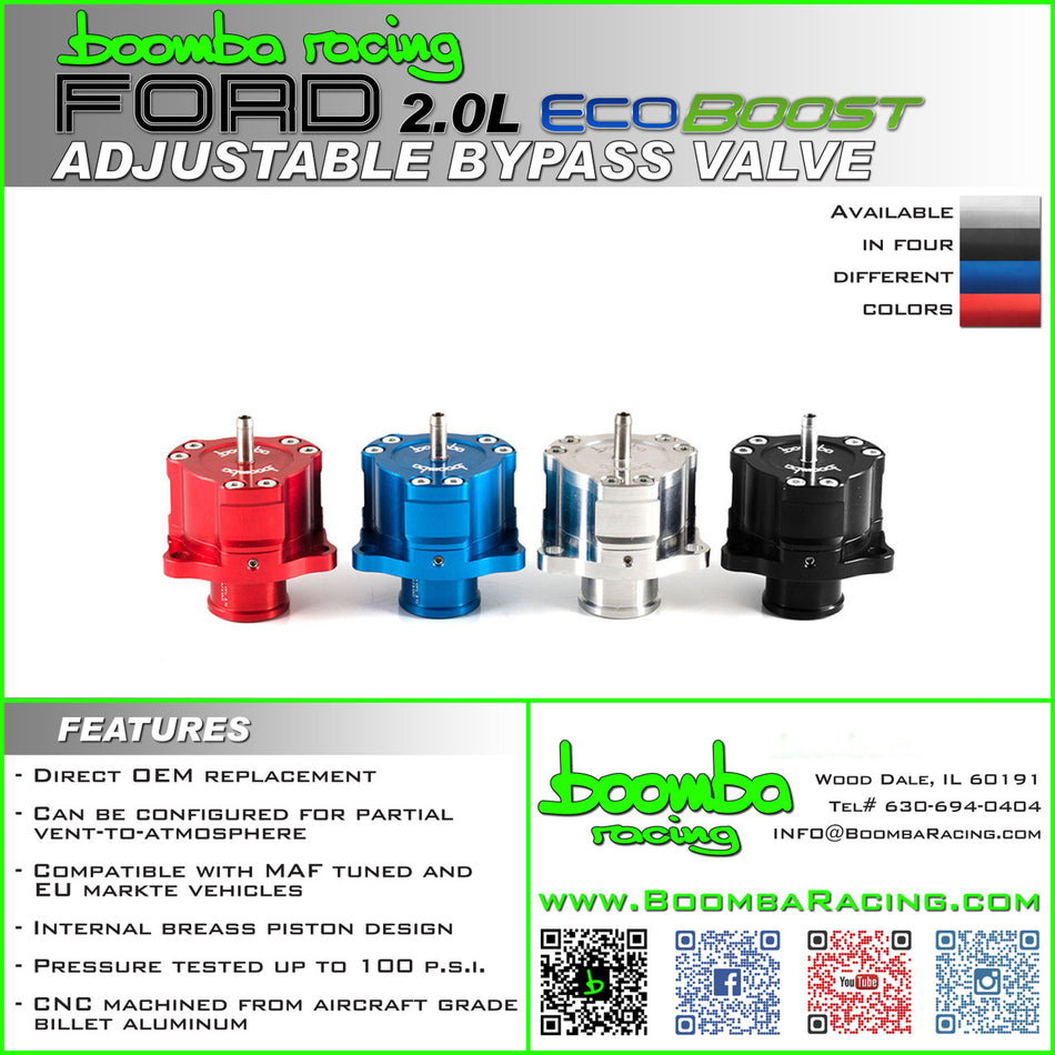 Ford EcoBoost 2.0L Adjustable Blow Off Valve (BOV)
