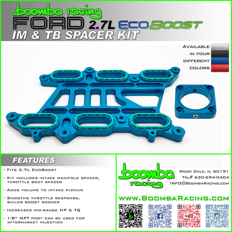 Ford 2.7L EcoBoost Intake Manifold + Throttle Body Spacer Kit