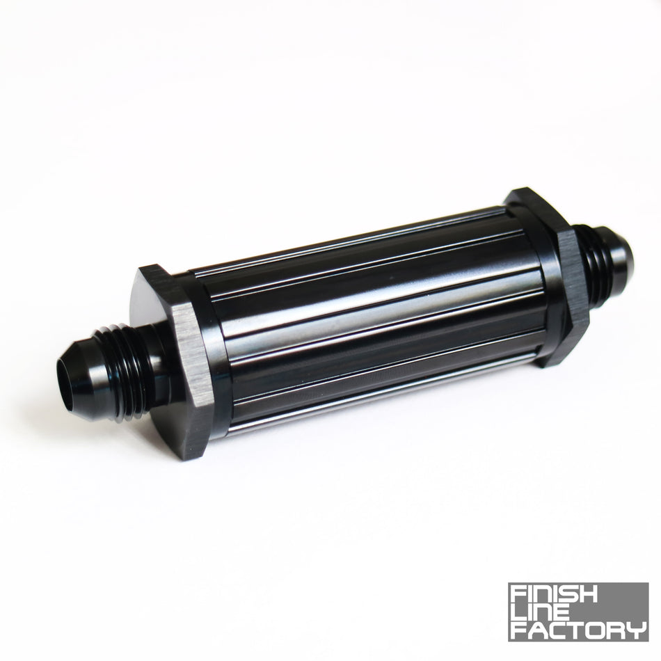 FLF Billet AN Fuel Filter (30 Micron)