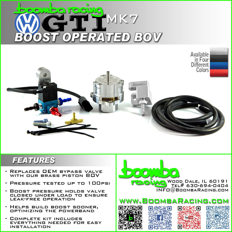 2015 + Volkswagen GTI / Golf R Boost Operated Blow Off Valve (BOV)