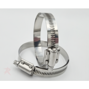 Rampage HD Lined Stainless Steel Worm Gear Clamps
