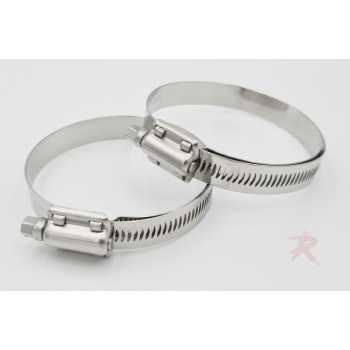Rampage HD Lined Stainless Steel Worm Gear Clamps