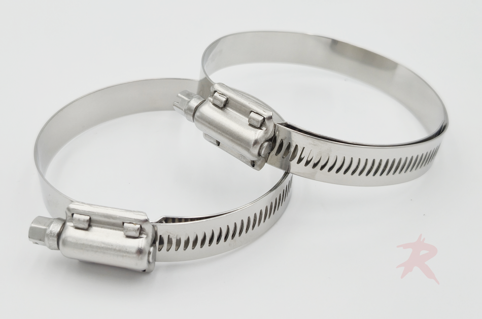 Rampage HD Lined Stainless Steel Worm Gear Clamps