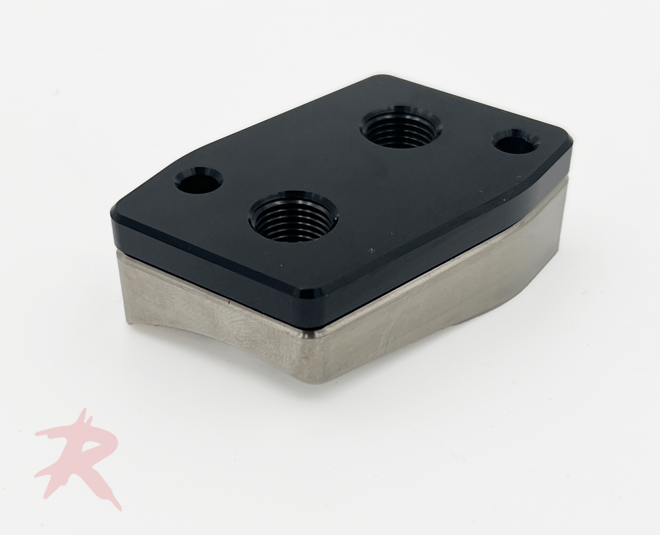 Rampage HPX MAF Sensor Block off - 1/8 NPT Ports