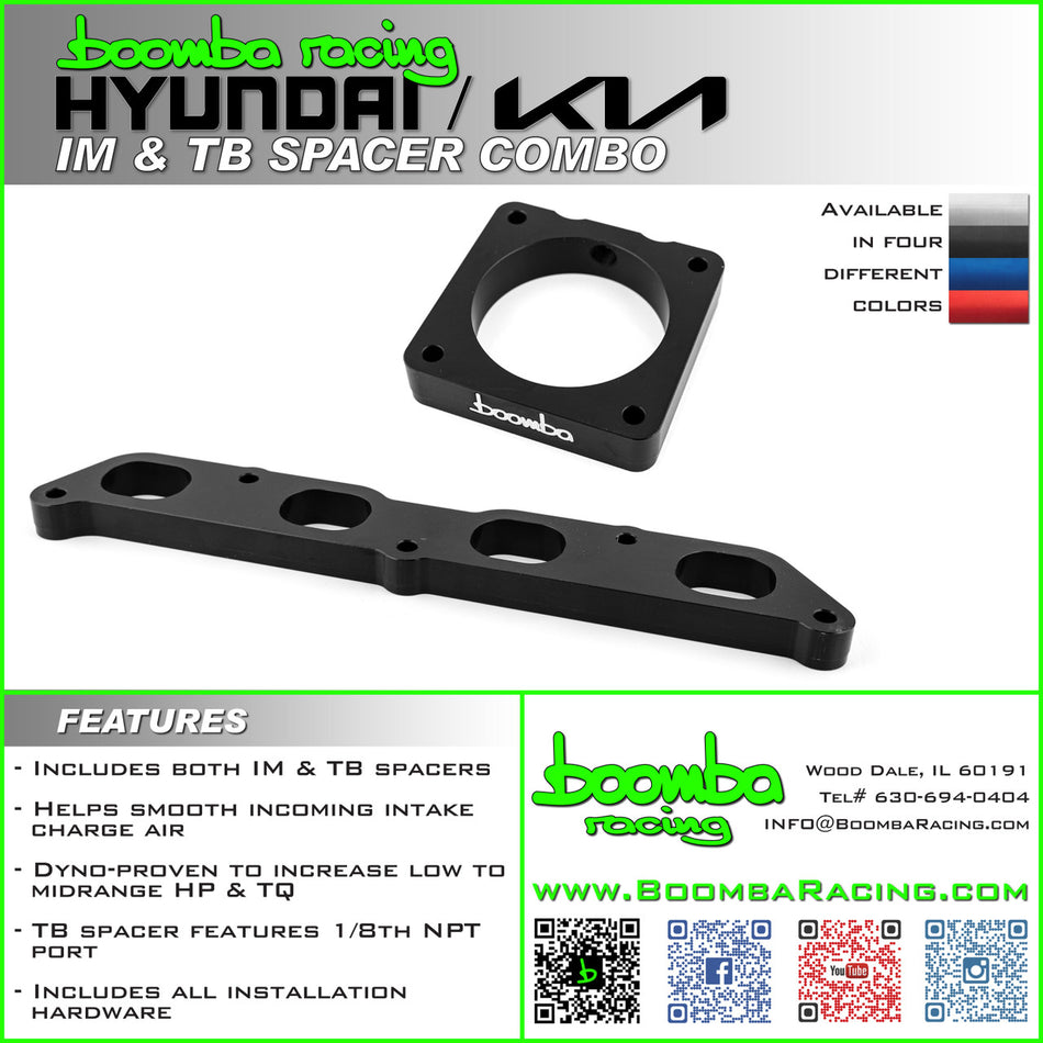 Hyundai / Kia Intake Manifold + Throttle Body Spacer Kit