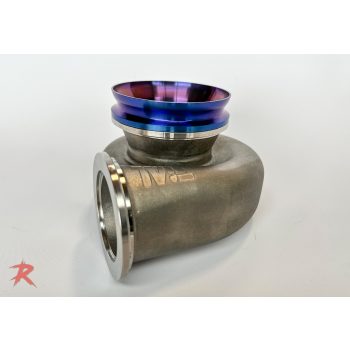 Rampage 4″ TiAl Outlet V-Band Flange Gr2 Titanium