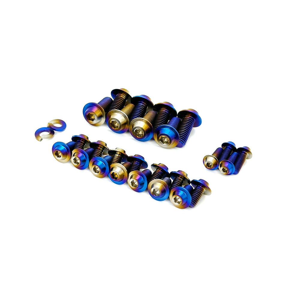 JDC Titanium Interior Door Hardware Kit | Mitsubishi Evo 8/9