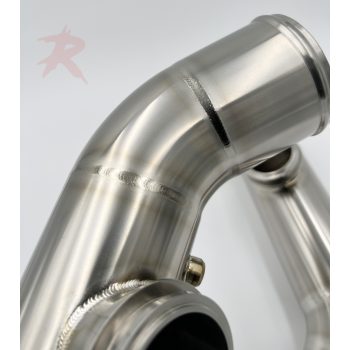Rampage “Big Intake” Titanium Upper Charge Pipes- R35 GT-R