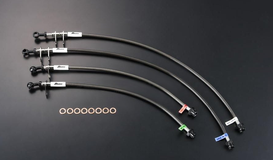 J's Racing Stainless Steel Brake Lines - Honda S2000 06-09
