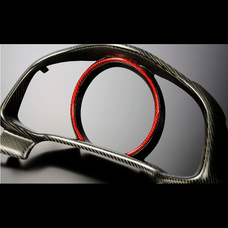 J's Racing Carbon Meter Panel - Honda Fit GK 14-17 (Early / Mid Term Models)