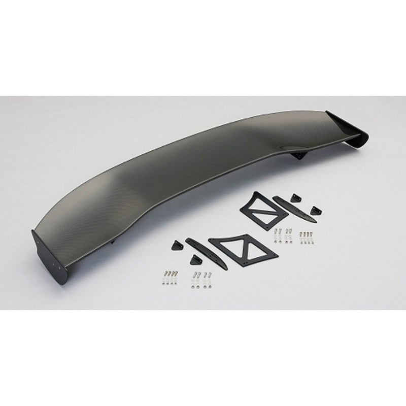 J's Racing 3D GT Wing (Type 1 / Wet Carbon / 1600mm) - Honda Civic FD2 Type R 07-11