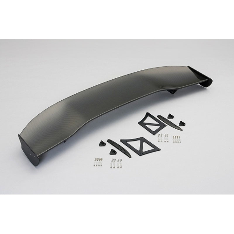 J's Racing 3D GT Wing (Type 1 / Wet Carbon / 1390mm) - Honda Civic Type R FD2 07-11