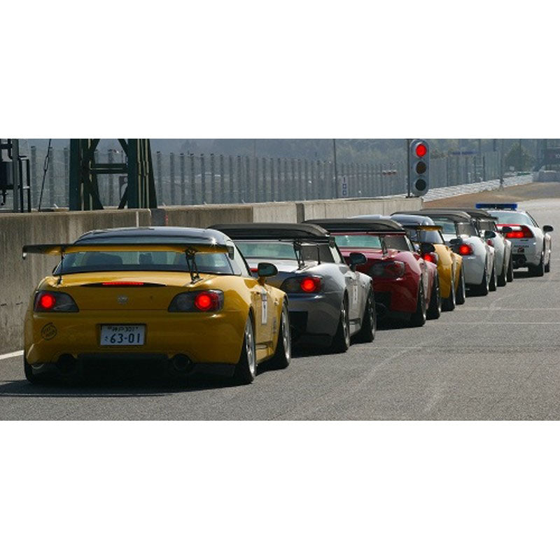 J's Racing 3D GT Wing (Type 1 / Wet Carbon / 1600mm) - Honda S2000 00-09