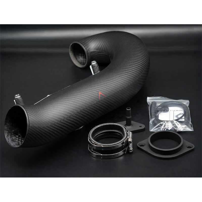 J's Racing x Eventuri Carbon Turbo Pipe (for Eventuri Intake) - Honda Civic Type R FL5 2023+