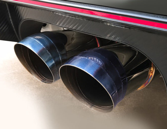 J's Racing SUS Exhaust Plus Dual 70RS - Honda Civic Type R FK8 17-21