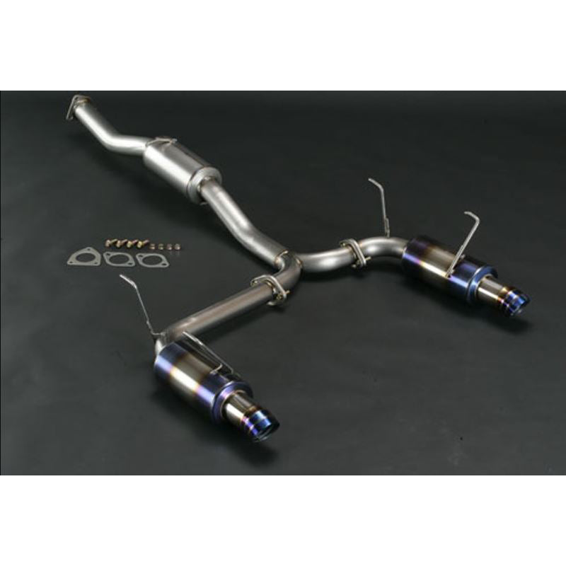 J's Racing FX-PRO Full Titanium Dual Exhaust 60RS - Honda S2000 00-09
