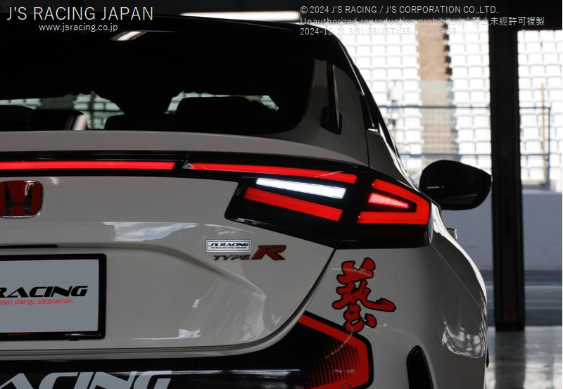 J's Racing LED Tail Lights (Red Light Bar) - Honda Civic Type R FL5 2023+