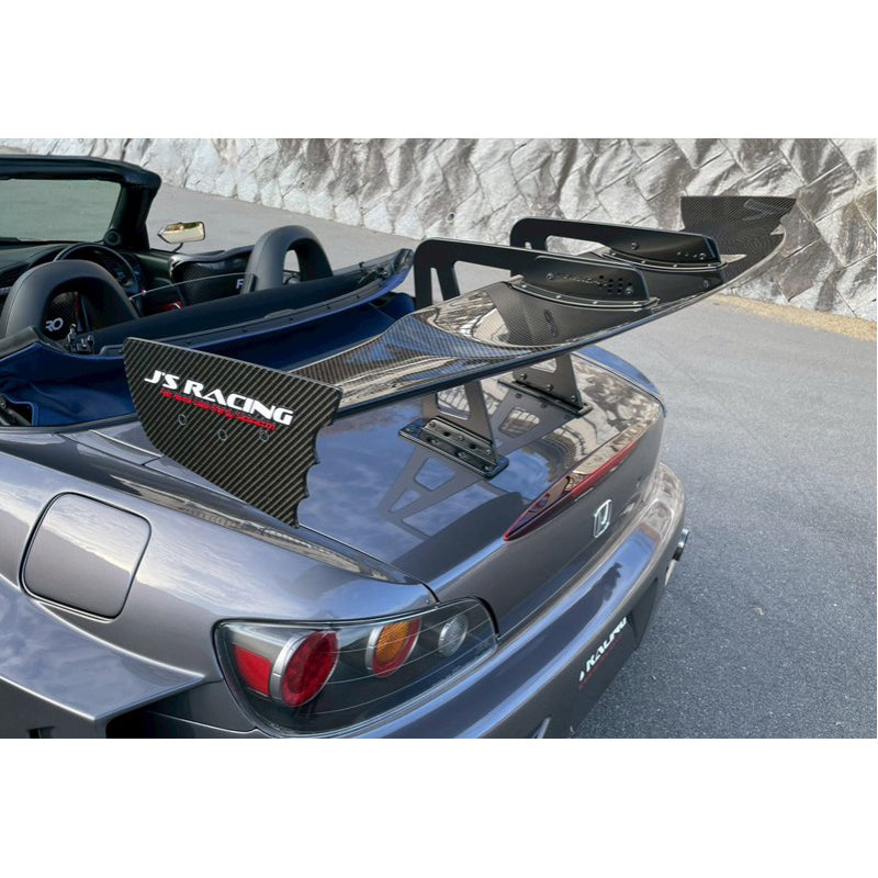 J's Racing Phantom GT Wing (Swan Neck / Dry Carbon / 1800mm) - Honda S2000 00-09