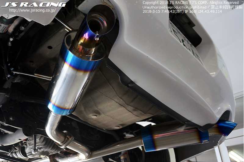 J's Racing R304 SUS Dual Exhaust 60RS - Honda S2000