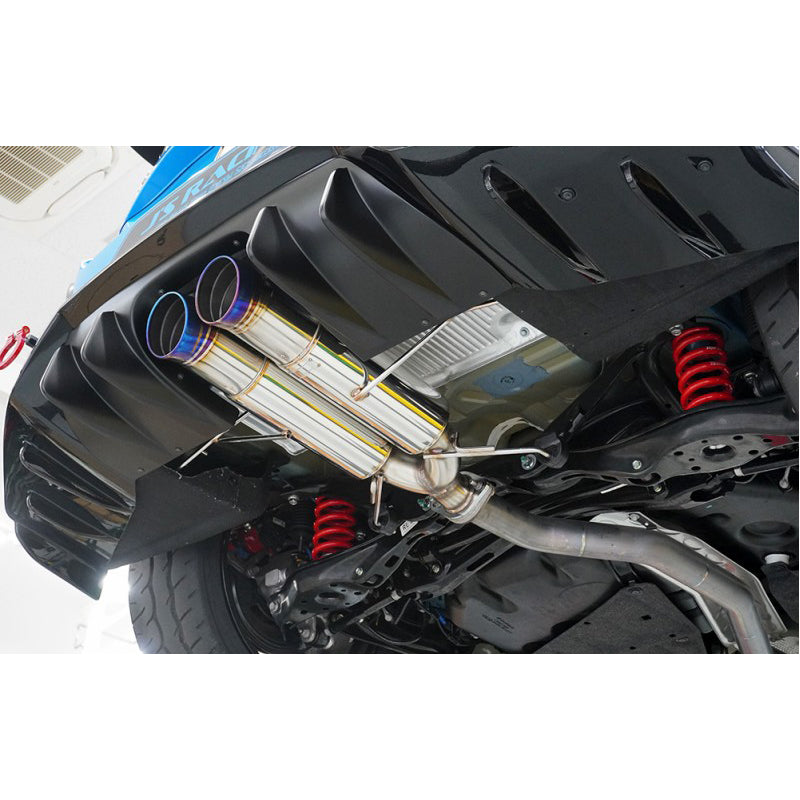 J's Racing Rear Diffuser (FRP) with J's Racing Under Spoiler (FRP) - Honda Civic Type R FK8 17-21