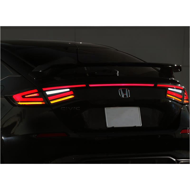 J's Racing LED Tail Lights (Red Light Bar) - Honda Civic FL1 Hatchback 2022+
