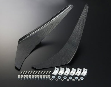 J's Racing Carbon Fiber Canards - Honda Civic 99-00 EK9